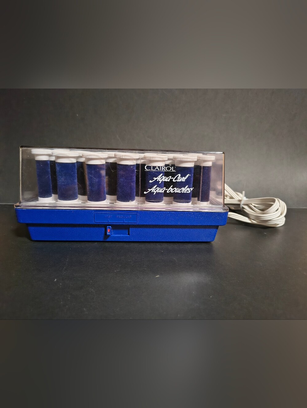 Clairol Aqua Curl Steam Hairsetter Wax Core Velvet Rollers No Pins K-40 Working